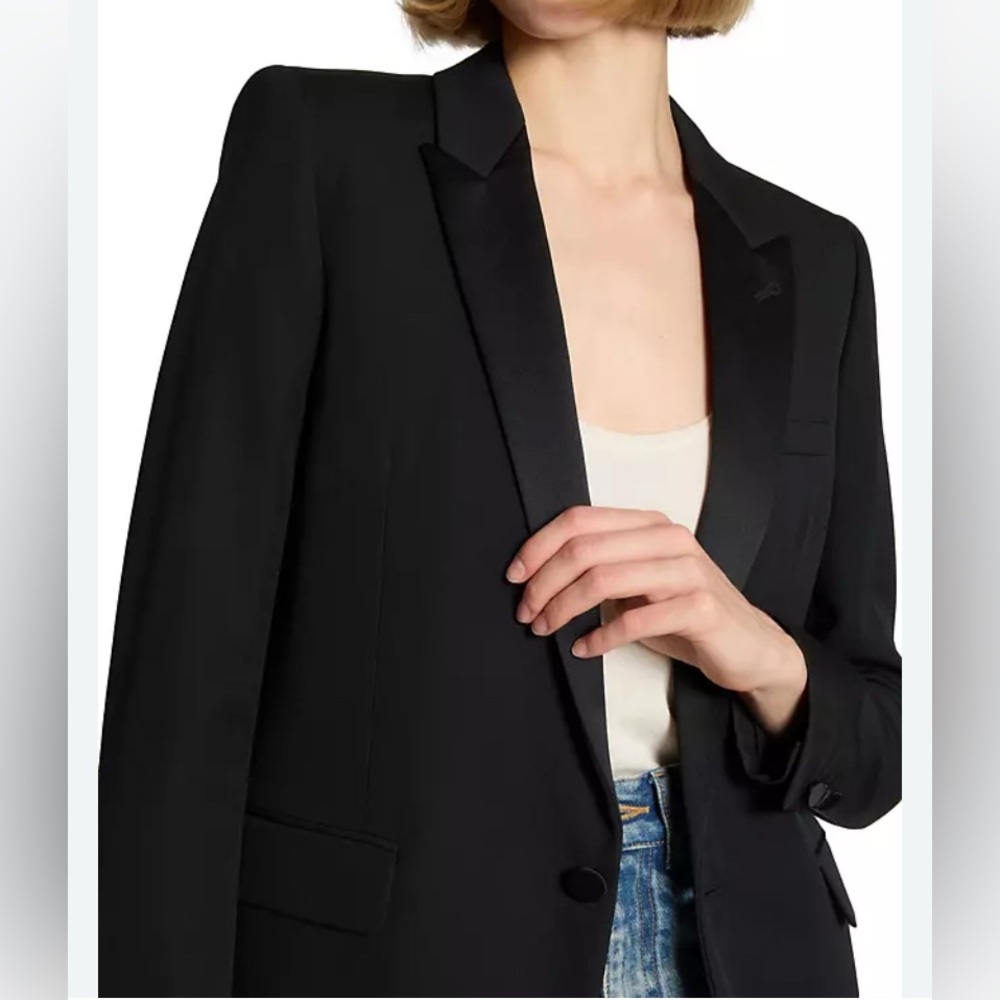 Marc by Marc Jacobs Black Lined Career Formal Jacket Blazer 2